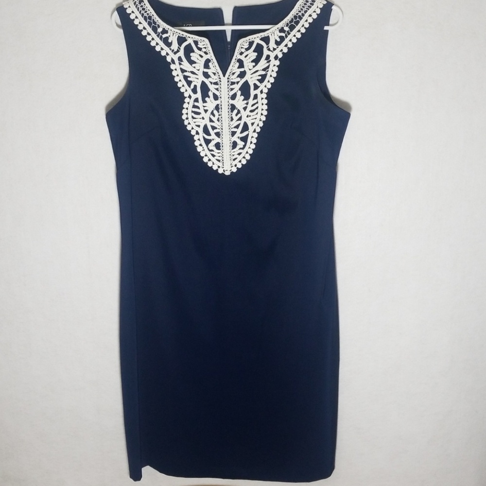 AGB Navy Blue Dress Size 12